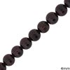 Garnet Beads 4mm