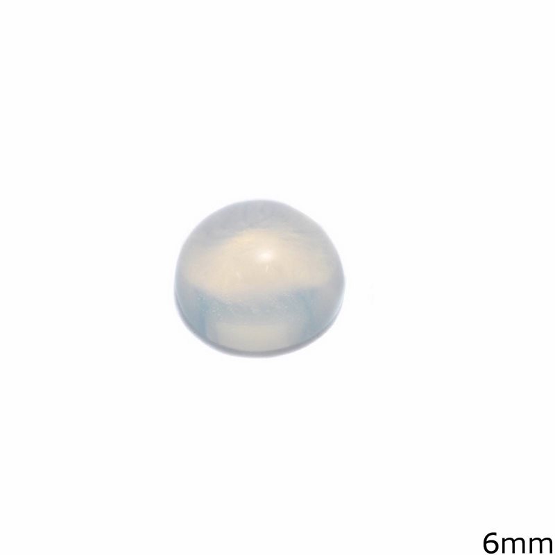 Semi Precious Moonstone  Cabochon Round Stone 6mm