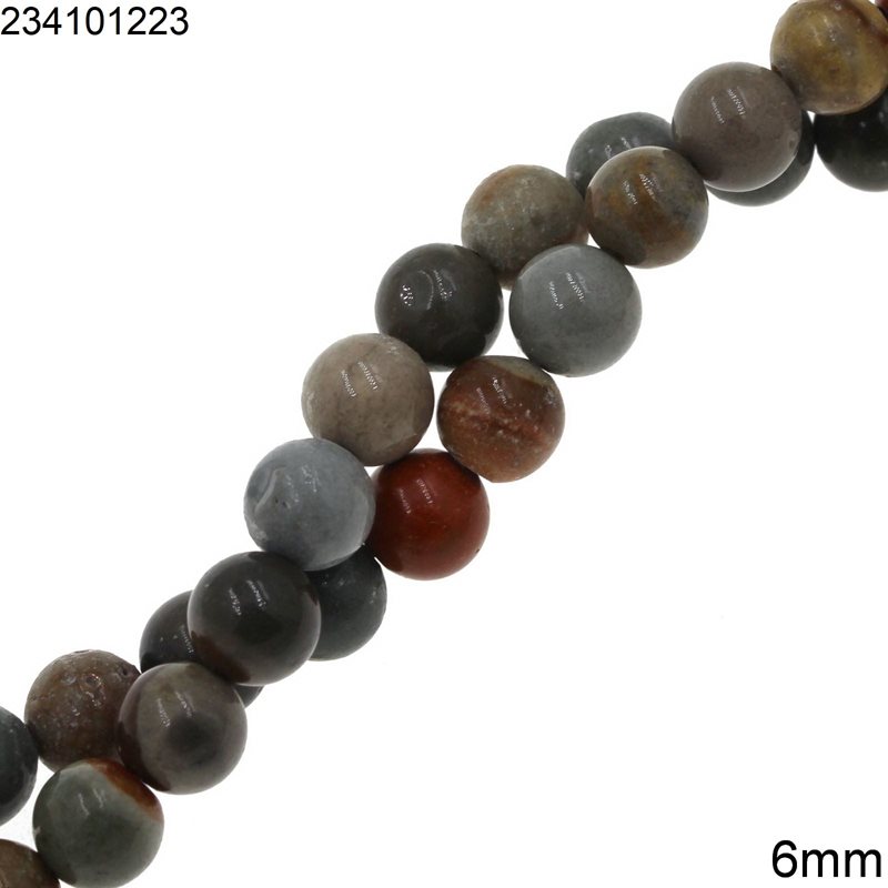 African Hematite Beads 6mm