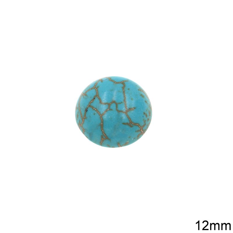 Semi Precious Turquoise Round Stone 12mm