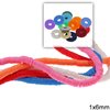 Rubber Rondelle Beads 1x6mm
