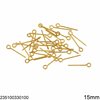 Brass Eyepin 15mm