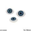 Plastic Evil Eye for Doll 14-16mm
