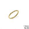 Δαχτυλίδι Ασημένιο  925 Βέρα Διαμαντέ Σαγρέ 1.5mm