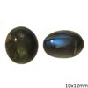 Semi Precious Labradorite Cabochon Oval Stone 10x12mm