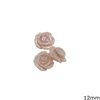 Shell Rose Beads 12mm