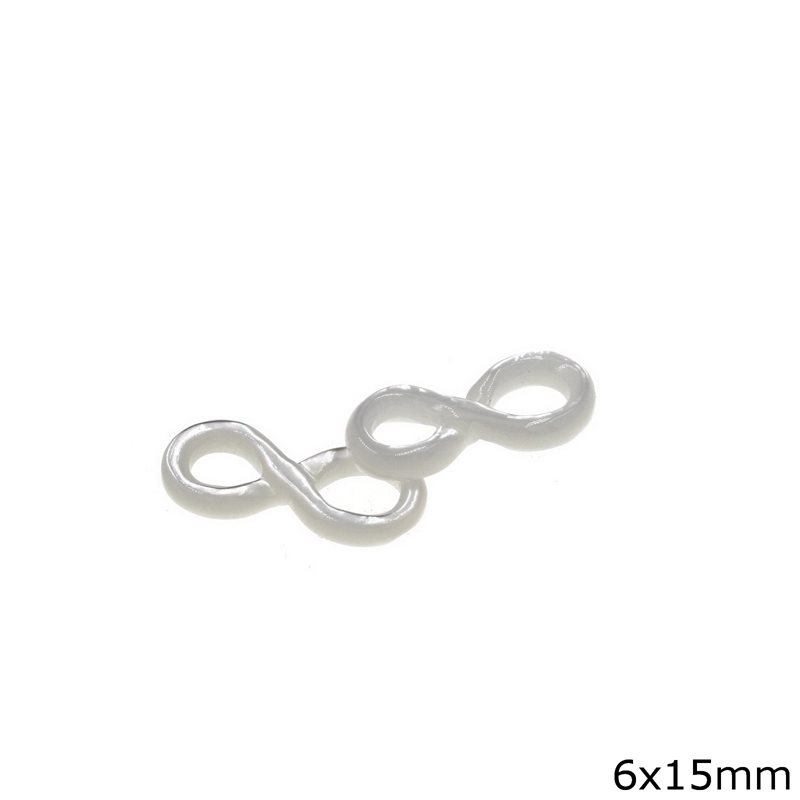 Mop-shell Decorative Infinity 6x15mm