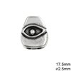 Casting Shield Evil Eye 17.5mm with 2.5mm hole
