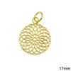 Silver 925 Lacy Pendant 17mm