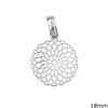 Silver 925 Lacy Pendant 16mm