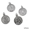Silver 925 Pendant Aghios Christophoros 17mm
