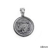 Silver 925 Pendant Owl 18mm