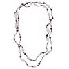 Long Necklaces with Semi Precious Stones