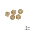 Ceramic Cube Bead 8.5mm