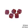Ceramic Cube Bead 8.5mm with hole 2.3mm