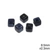Ceramic Cube Bead 8.5mm with hole 2.3mm