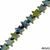 Χάνδρες Αιματίτης Αστέρι 4mm
