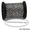 Stainless Steel Anchor Chain "Cross Style" 4x1.5x0.3mm