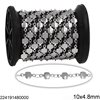 Stainless Steel Square Spacer Link Chain 10x4.8mm