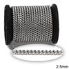 Stainless Steel Foxtail Chain 2.5mm