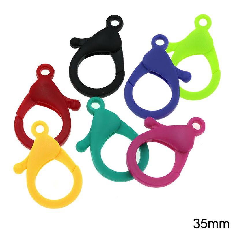 Plastic Lobster Claw Clasp 35mm