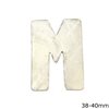 Mop-shell Monogramms 38-40mm