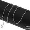 Stainless Steel Singapore Chain 1.8mm