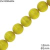 Cat Eye Beads 12mm, Hole 1mm