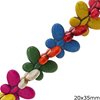 Pasta Butterfly Beads 20x35mm