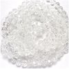 Round Faceted Glass Beads 4mm