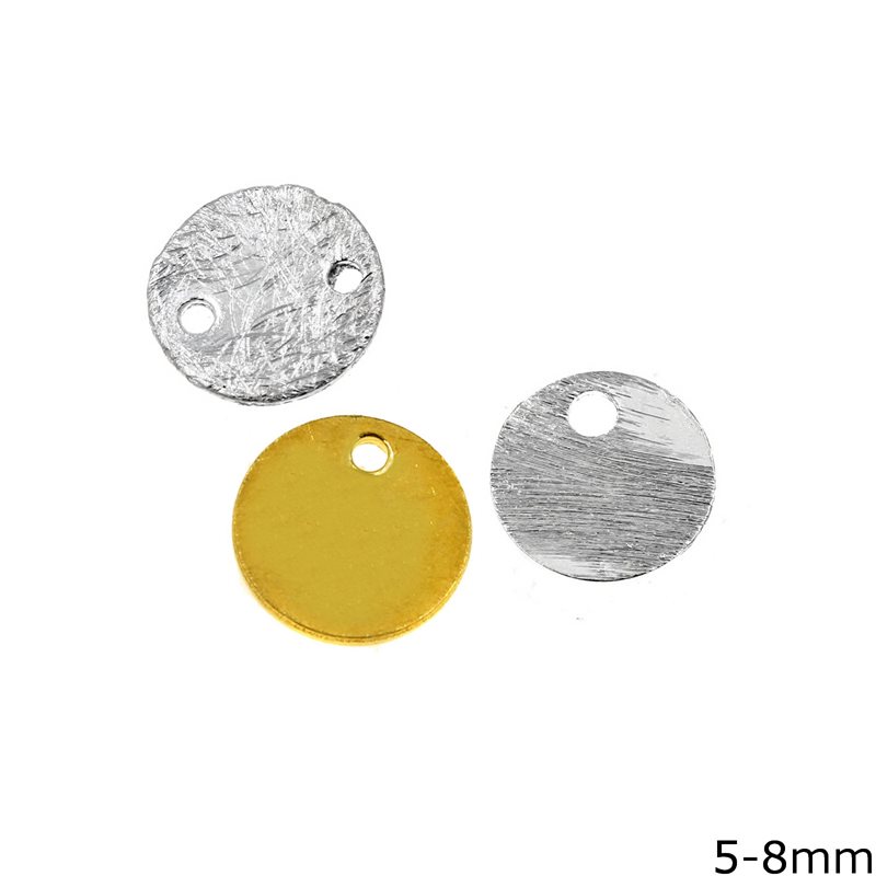 Silver 925 Pendant & Spacer Tag 5-8mm