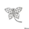 Silver  925 Lacy Pendant Butterfly 35mm