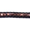 Leather Brachelet with Beads 4X4