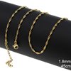 Stainless Steel Singapore Chain 1.8mm