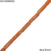 Semi Precius Tube Beads 4x13mm