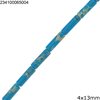 Semi Precius Tube Beads 4x13mm