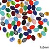 Glass Oval Cabochon Stone 7x5mm