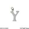 Stainless Steel Pendant Letter 13-15mm