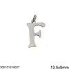 Stainless Steel Pendant Letter 13-15mm