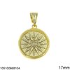 Silver 925 Pendant Coin 17mm