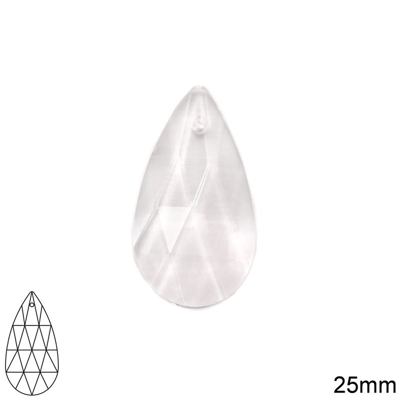 Almond Crystal 25mm