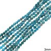 Apatite Faceted Round Beads 3mm