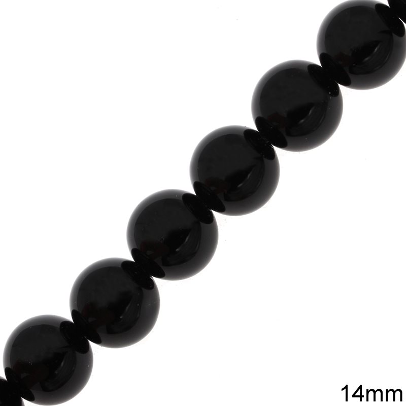 Onyx Round Beads 14mm
