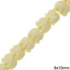 Pasta Elephant Beads 8x10mm