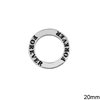 Silver 925 Pendant Circle "FOREVER" 20mm