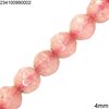 Jade Faceted Round Beads 4mm