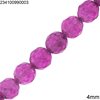 Jade Faceted Round Beads 4mm