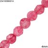 Jade Faceted Round Beads 4mm