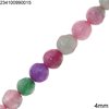 Jade Faceted Round Beads 4mm