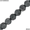 Jade Faceted Round Beads 4mm